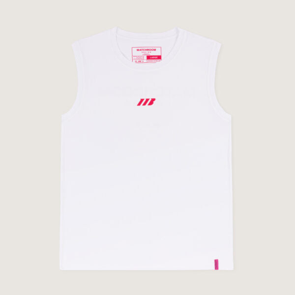 Matchroom Boxing Men's White Training Vest – image 1