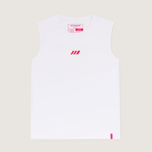 Matchroom Boxing Men's White Training Vest – image 1