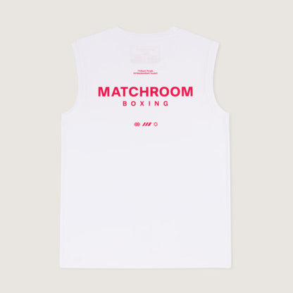 Matchroom Boxing Men's White Training Vest – image 2