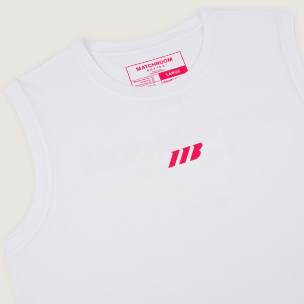 Matchroom Boxing Men's White Training Vest – image 3