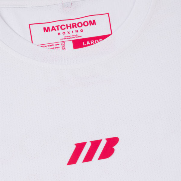 Matchroom Boxing Men's White Training T-Shirt – image 3